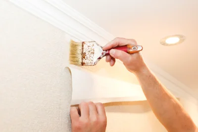 Pose de papier peint à Chasnay — revêtements muraux et toiles de verre